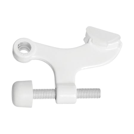 National Hardware National Hardware Zinc White Hinge Pin Door Stop Mounts to door N279-711